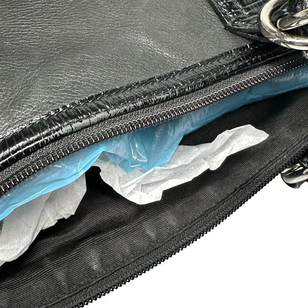 LEVENGER Leather Black Messenger Bag Briefcase Laptop